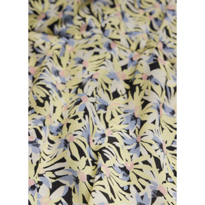 Mint Velvet Neutral Floral Print Frill Mini Dress